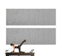 Fierudeng Pilates Grip Pads for Reformer | Portable Foldable Textured | Anti Skid Pilates Reformer Mat | for Yoga Pole Dancing Pull Up Dumbbell Gym Exercise Home