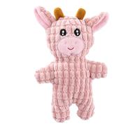 Fierudeng Plush Squeaky Dog Toy | Interactive Dog Squeak Toys for Teeth Cleaning | Bite-Resistant Teeth Cleaning Puppy Chewers for Stimulation Entertainment Companionship Training Rewards Boredom