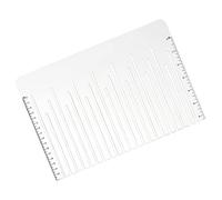 Fierudeng Rulers for Quilting - Transparent Acrylic Ruler for Sewing Fabrics - Square Slotted Clothes Measuring Device | For Quilters Beginners Crafts Making Weaving Women Knitting