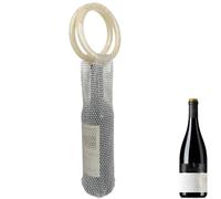 Fierudeng Wine Tote Bag - Portable Reusable Mesh Holder with Resin Handle | Wine Carrying Bag | for Christmas Moving Exchange Daily Use Shipping Travel Picnic