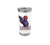 Fiery Armed Security Officer Stainless Steel Insulated Tumbler