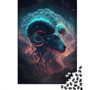 Fiery Cloud Aries 1000 Piece Jigsaw Puzzle for Adults-Puzzles Teenagers Wooden Puzzles- Relax Puzzles Games-Brain Teaser Puzzle 1000pcs (75x50cm)