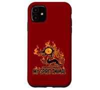 Fiery Crispy Dragon Spirit Animal Case for iPhone 11