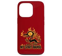 Fiery Crispy Dragon Spirit Animal Case for iPhone 13 Pro