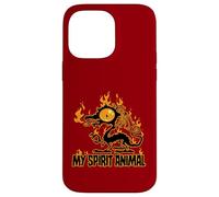 Fiery Crispy Dragon Spirit Animal Case for iPhone 14 Pro Max