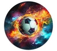 Fiery Football 1000 Piece Jigsaw Puzzle for Adults Ball Games Challenging Puzzles Challenge Games Fun Present & Activity 1000pcs (67.5x67.5cm)
