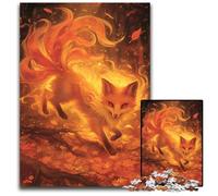 Fiery Fox SpiritPuzzles for 1000 Piece paper Jigsaw Puzzles for Adults Home Decor Brain Teaser Game for TeenagersFamily Interaction 1000 PCS(38x26cm)
