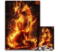 Fiery FoxPuzzles for 1000 Piece Jigsaw Puzzles for Adults Colorful Home DecorInteractive Family Game 1000 PCS(38x26cm)