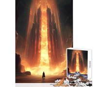 Fiery Gateway Puzzles for Adults 1000 Piece Secret Santa Gifts Suitable for Couples Home Decoration Toys for 14+ Puzzle Game Offered (50x75cm)