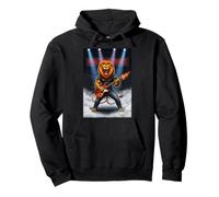 Fiery Lion Rockstar Graphic Wild Stage Power Live Energy Pullover Hoodie