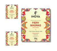 Fiery Madras Spice Mix 3 Pack by Chef Vineet Bhatia MBE - Hot & Bold, Gluten Free, No Preservatives, Vegetarian & Vegan Friendly | INDYA Spices (Multipack (3 packs))