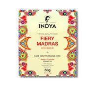 Fiery Madras Spice Mix by Chef Vineet Bhatia MBE - Gluten Free, No Preservatives, Vegetarian & Vegan Friendly | INDYA Spices
