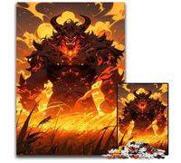 Fiery MinotaurJigsaw Puzzles for Adults 1000 Piece Wooden Jigsaw Puzzles for Adults Ideal And Home Decor 1000 PCS(75x50cm)