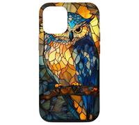Fiery Owl with Sharp Feathers and Leafy Halo Case for iPhone 12/12 Pro