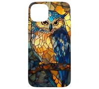 Fiery Owl with Sharp Feathers and Leafy Halo Case for iPhone 15 Plus