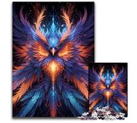 Fiery PhoenixJigsaw Puzzle 1000 Pieces Jigsaw Puzzles for Adults Educational Brain Teaser Artistic HomeOffice Decor 14 Age 1000 PCS(38x26cm)