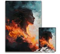 Fiery SilenceJigsaw Puzzles 1000 Pieces for Adults Paper Jigsaw Puzzles Perfect for Family Fun Party Games Birthday Party Favors 1000 PCS(38x26cm)