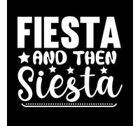 Fiesta and Then Siesta Engraving Stickers 54.6x63.2cm Glass Stickers White