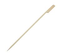 Fiesta Compostable Biodegradable Bamboo Paddle Skewers for Kebabs Barbecues Burgers Buffets 240(L)mm / 9 1/2 inch | Pack of 100 | DB498