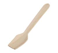 Fiesta Compostable Biodegradable Disposable Wooden Ice Cream Dessert Spoons 96mm x 3 3/4 inch | Pack of 100 | DK399
