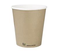 Fiesta Compostable Coffee Cups Single Wall 340ml / 12oz (1000 Pack)