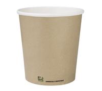 Fiesta Compostable Coffee Cups Single Wall 8oz (50 Pack)