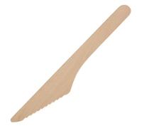 Fiesta Compostable Disposable Wooden Knives (100 pack)