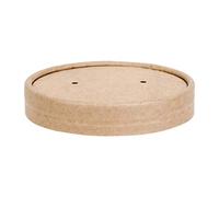 Fiesta Compostable Paper Soup Container Lids, 98mm (Pack of 500)
