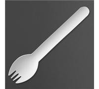 Fiesta Compostable Paper Spork, 160mm (Pack 100)