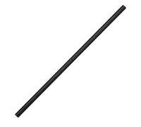 Fiesta Disposable Paper Straws Black (250 Pack) - Multilayered, Long for Tall Drinks DE926
