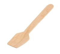 Fiesta Compostable Biodegradable Disposable Wooden Ice Cream Dessert Spoons 96mm x 3 3/4 inch | Pack of 100 | DK399