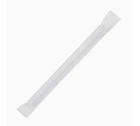 Fiesta Compostable Wrapped Paper Cocktail Stirrer Straw Black (Pack 250)