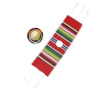 Fiesta Costume for Chickens Includes Sombrero and Serape Poncho for Silkie Chickens Laying Hens Pet Chicken Costume