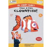 Fiesta Crafts Clownfish 3D Mask Kit, Fits Kids & Adult Heads