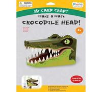 Fiesta Crafts Crocodile 3D Mask Kit, Fits Kids & Adult Heads