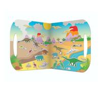 Fiesta Crafts Dinosaurs Stickabouts Sticker Set for Kids - Learning Educational Activity Toy for Storytelling and Imaginative Play, Ages 3 to 7 Years