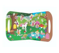 Fiesta Crafts Fairies Stickabouts Reusable Stickers with no Glue & no Mess Fiesta Crafts Multicolor