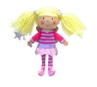 Fiesta Crafts Fairy Finger Puppet Fabric Interactive Fairy Toy with Wooden Head Fiesta Crafts Multicolor