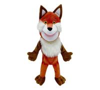 Fiesta Crafts Fox Hand Puppet for Kids - Soft & Interactive Fox Toy with Moving Mouth & Arms for Role Play, Creativity & Sensory Skills - Gift Toys for 3-9 Year Old Boys & Girls & Above