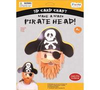 Fiesta Crafts Pirate 3D Mask Kit, Fits Kids & Adult Heads