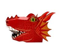 Fiesta Crafts Red Dragon 3D Full Head Mask Kit Fiesta Crafts Red