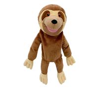 Sloth Hand Puppet for Kids by Fiesta Crafts- Soft & Interactive Hand Puppet Toy with Moving Mouth & Arms for Role Play, Creativity & Sensory Skills Toys for 3-9 Year Old Boys & Girls