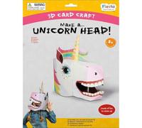Fiesta Crafts Unicorn 3D Mask Kit, Fits Kids & Adult Heads