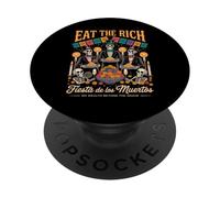 Fiesta de los Muertos - No Wealth Beyond the Grave Skeleton PopSockets Adhesive PopGrip