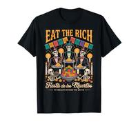 Fiesta de Los Muertos - No Wealth Beyond The Grave Skeleton T-Shirt