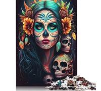 Fiesta De Los Muertos Puzzles for Adults 1000 Piece Puzzle for Teenager Age 12 Years Up Christmas Eve Gifts 1000pcs (38x26cm)