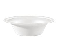 Fiesta Disposable Bowls Round 10oz/285ml (50 Pack) - Compostable Bagasse Plates for Parties, Events, Takeaway CW906