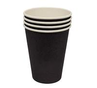 Fiesta Recyclable Hot Cups Single Wall Black - 228ml (8oz) (Box 1000)