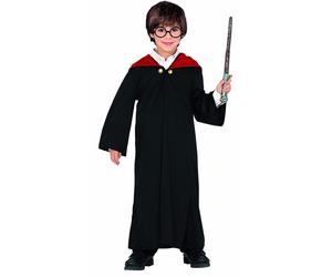 Fiesta Guirca Harry Potter Child Student of Magic Robe Costume 5-6 Years - Black - 5-6 Years