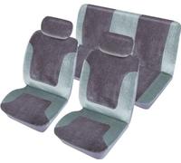 Fiesta Heritage Grey Velour Full Set Car Seat Covers